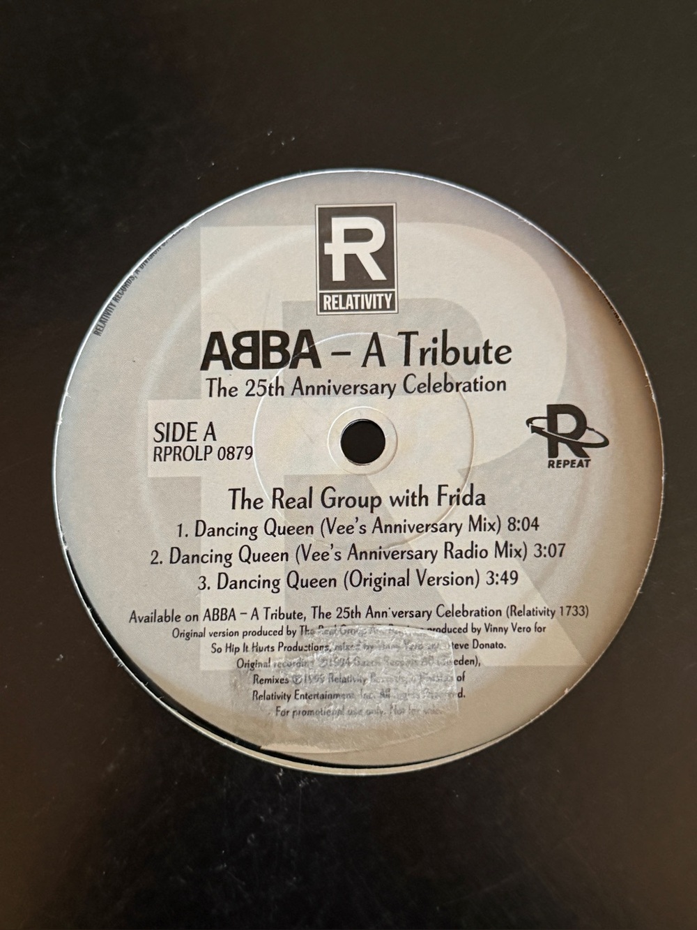 ABBA -A Tribute Dancing Queen Remixes The 25th Anniversary Celebration 12 inch